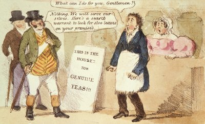 Sloe (Slow) But Sure Justice, No.46 from Caricatures, c.1831 by English School